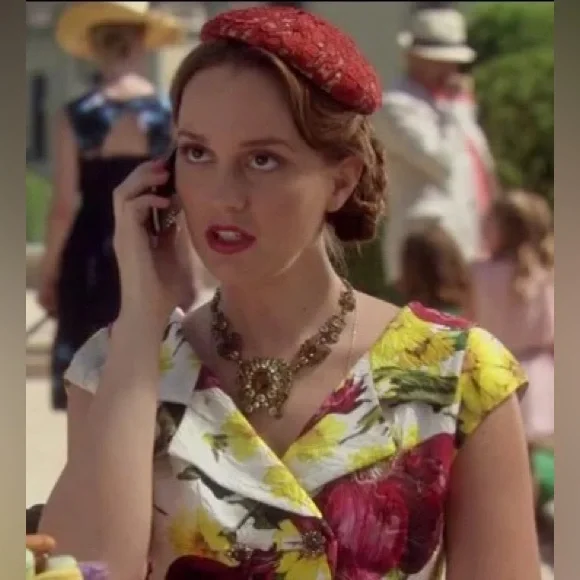 Blair Waldorf Dolce Gabbana Onion Top IT40 US4 Gossip Girl - Picture 8 of 9